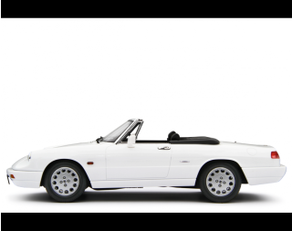 Alfa Romeo Spider 1.6 - 2.0i 1990 Bianco Laudoracing 1:18 Resinemodell (Türen, Motorhaube... nicht zu öffnen!)